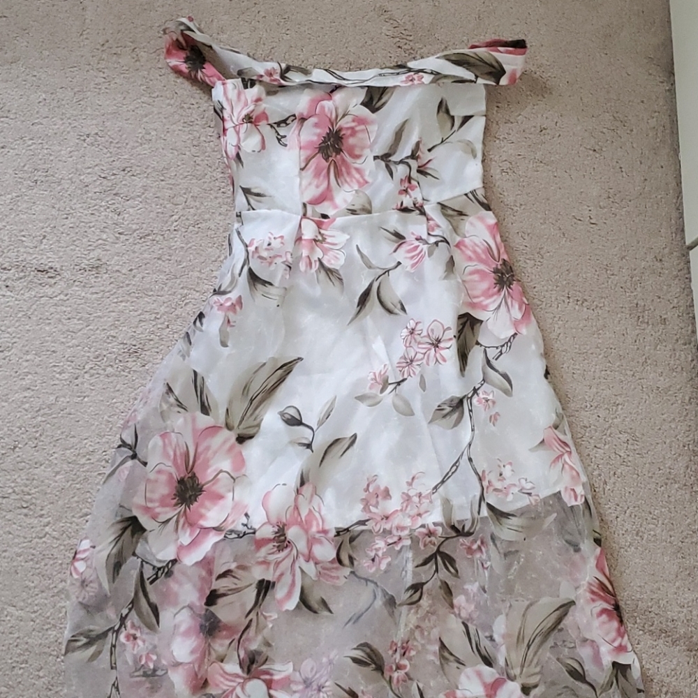 Floral Off Shoulder Dress